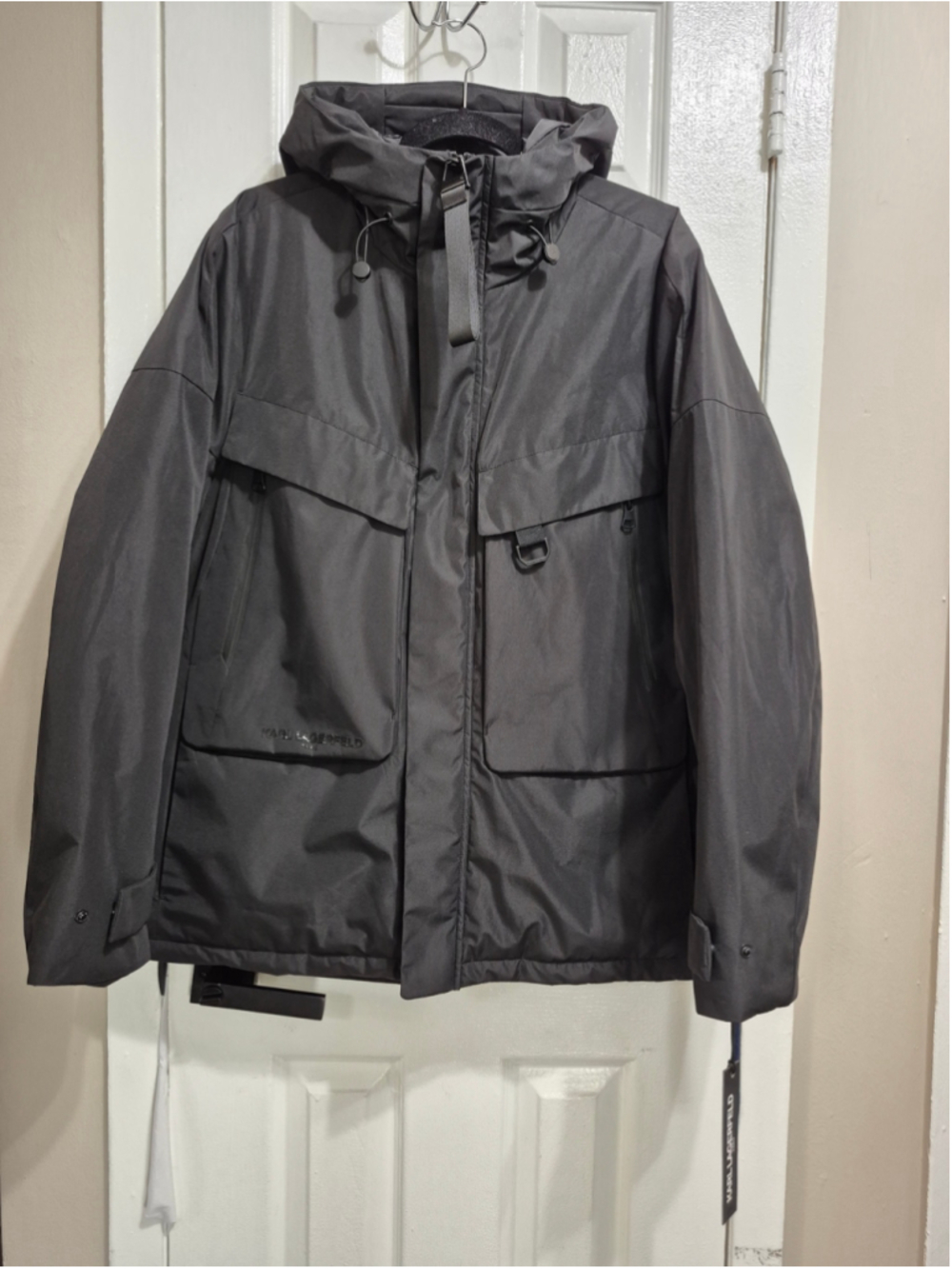 Men's Karl Lagerfeld Performance Jacket Black Size L